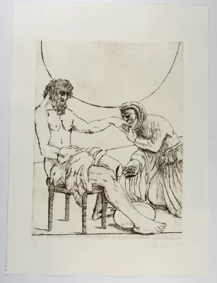 Ernst Marow: Radierung »Odyssee« handsigniert-e.a. Ex.- von 2007 - Bild 1 von 2