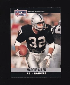 1990 Pro Set Marcus Allen #538 Los Angeles Raiders - Picture 1 of 2