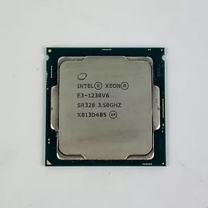 Intel Xeon E3-1230 V6 1230V6 SR328 3.50GHz 4Cores LGA1151 1230V6 CPU Processor - Picture 1 of 2