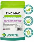 Lindens Triple Strength Zinc Citrate Max Tablets With Vitamin C & Copper