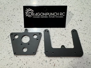 Team Losi Jrx2 1/10 Scale "Vintage Carbon" A-1004 A-2009 Shock Tower Set by DPRC - Picture 1 of 3