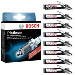 8PCS Bosch Platinum Spark Plugs For 2000-2005 CADILLAC DEVILLE V8-4.6L