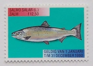 Niederlande 1990 - Fischmarke Lachs postfrisch - Bild 1 von 1