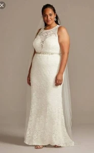 Sweet Melissa Wedding Dress Ivory Sz 22 NWT MSRP $499 IVORY - Picture 1 of 10