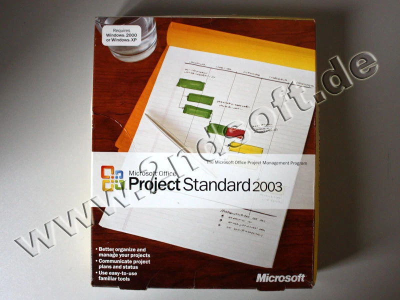 Project 2003 Standard Vollversion, englisch, SKU: 076-02627 - Bild 1 von 1