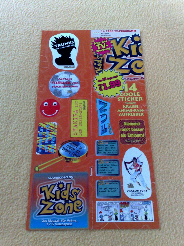 Sticker Sammelsticker Anime Stickerbogen Pokemon Hamtaro Kids Zone 17/02 - Bild 1 von 1