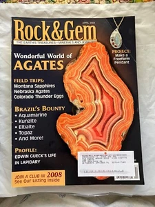 Rock & Gem Magazin April 2008 gebraucht hervorragender Zustand schneller Versand Handwerk Schmuck Mineral - Bild 1 von 1