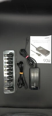 Mediacom M-ACNBU90E Alimentatore Universale Per Notebook 90W Nero Alimentatore N - Immagine 1 di 3