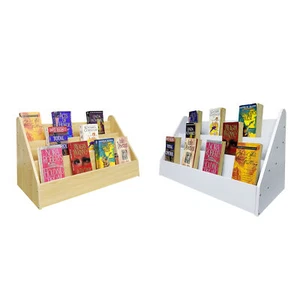 Estante de libros de encimera exhibición de tarjetas de felicitación estante de 3 niveles revista de literatura - Imagen 1 de 17