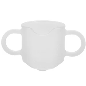 Infant Learning Cup Soft Silicone Baby Drinking Cup Training Cup with Handles - Picture 1 of 12