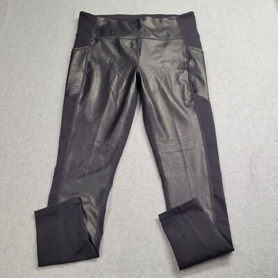 Leggings ajustados Athleta Gleam Chaturanga negros para mujer grandes entrenamiento gimnasio Foto 1 de 4