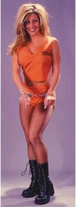 Got Busted Orange Prisoner Convict Fancy Dress Up Halloween Sexy Adult Costume - Picture 1 of 6
