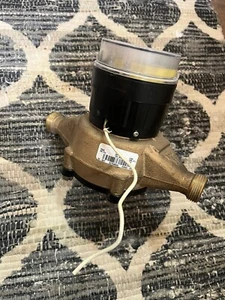Badger 3/4" x 3/4" Model 35 Water Meter 10 Gallons Direct Read-o-Matic Bronze - Picture 1 of 9