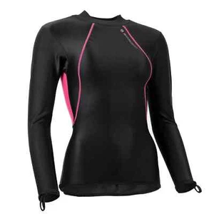 Piel de tiburón - Camisa de manga larga a prueba de frío - Rosa - Mujer Talla US6 - Deportes acuáticos - Imagen 1 de 2
