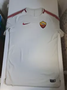 "A S Roma" Off White Fußballtrikot 2017/18 Nike - Dryfit - Erwachsene Small - Bild 1 von 10