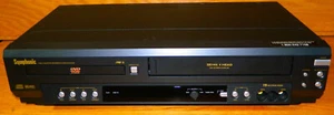 Symphonic WF803 VCR Video Cassette Recorder & DVD/CD Player No Remote Works - Picture 1 of 5