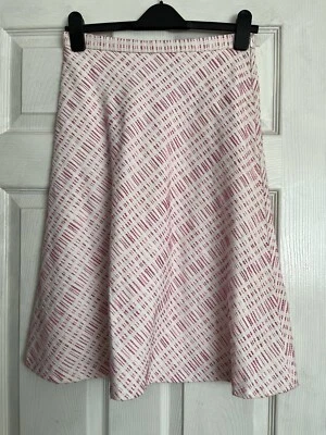 Paul Costello linen skirt, UK 10, Pink - Image 1 of 3