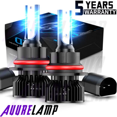 For Saturn Ion Sedan 2.2L 2003-2007 9007 LED Headlight High Low Dual Beam Bulbs - Image 1 of 4