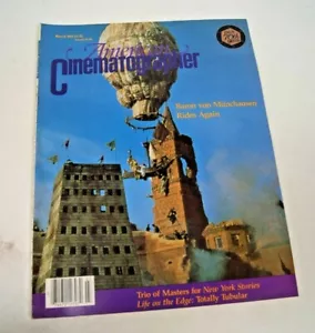 American Cinematographer Magazine March 1989- Baron von Munchausen Rides Again - Picture 1 of 2