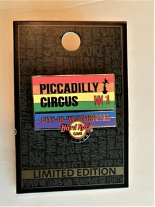 Limited Edited! London HARD ROCK Gay Pride 2019! PICCADILLY CIRCUS Pin - Picture 1 of 2