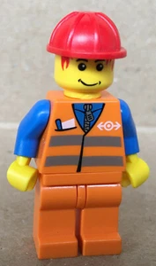 LEGO® Train City Railway Worker Railway Employee Set 7898 Cargo Train Deluxe trn130 - Picture 1 of 2