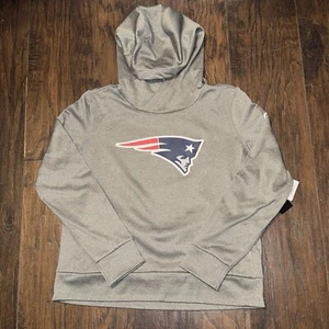 New England Patriots NFL Nike grau Team Logo Hoodie Sweatshirt Gr. Damen Medium - Bild 1 von 12