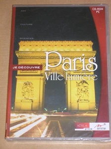 CD-ROM PC / JE DECOUVRE PARIS VILLE LUMIERE / NEUF SOUS CELLO - Imagen 1 de 1