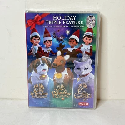 Elf Pets Holiday Triple Feature ©2020 SEALED *BUY 2 GET 2 FREE DVD* - Image 1 of 4