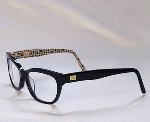ORLA KIELY Eyeglasses Black & Floral Plastic Frames Only VOK029K COL.0700 140 - Picture 1 of 11