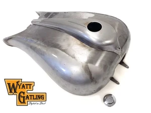 Wyatt Gatling 38-0925 Raw Stretch Touring 6.6 Gallon Gas Fuel Tank Harley 08-13 - Bild 1 von 4