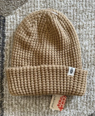 女式 Free People Movement 棕褐色针织无檐帽全新带标签 — 第 1/4 张图片