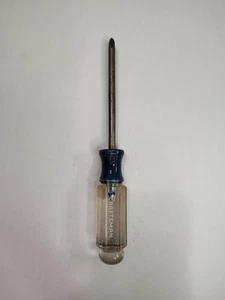Craftsman Vintage Phillips Screwdriver P2 Clear Blue Handle Made In USA 41295 R - Picture 1 of 8