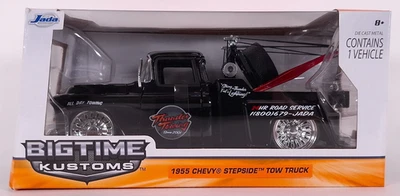 Bigtime Kustoms BTK 1955 Chevy 55 Stepside Tow Truck Wrecker Jada Toys - Image 1 of 4