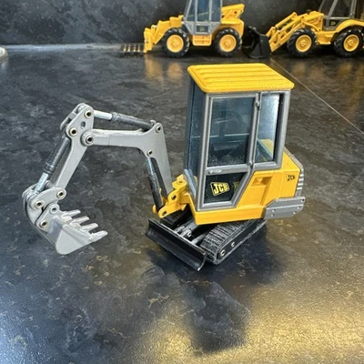 JOAL 1:32 Scale #801 yellow JCB Metal Compact Mini Excavator   B1 - Image 1 of 4