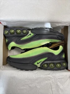 Size UK 10.5 - NIKE Air Max DN SE Trainer White Black Green Yellow Grey RRP £165 - Picture 1 of 24