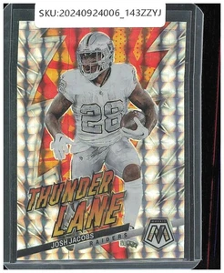 2023 Panini FOOTBALL Josh Jacobs Thunder Lane #TL-JJA - Picture 1 of 2
