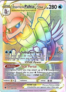 Origin Forme Palkia VSTAR (Secret) (192) 192/189 SWSH10: Astral Radiance Holo Se - Picture 1 of 2