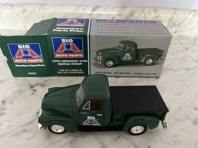 Big A Auto Parts 1952 Custom Chevy Pick-up Coin Bank New In Box - Image 1 of 4