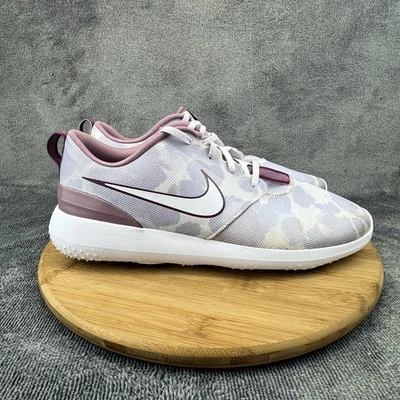 Zapatos de golf Nike Roshe G para mujer talla 12 púrpura blanco camuflaje estampado animal CD6066-500 Foto 1 de 4