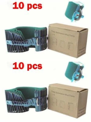 20PCS 11OZ 3D Sublimation Silicone Mug Wrap Cup Clamp Mold Fixture Mug Printing - Image 1 of 4