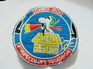 Vietnam USAF 9th Air Commando Patch CHIEU HOI Snoopy Vintage - Bild 1 von 2