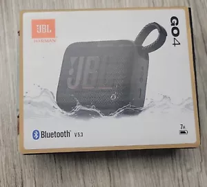 JBL - Go 4 Portable Bluetooth Speaker - black - Picture 1 of 3