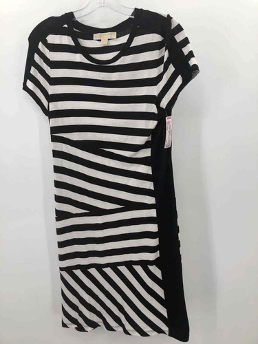 MICHAEL Michael Kors nero taglia small t shirt lunghezza ginocchio abito manica corta