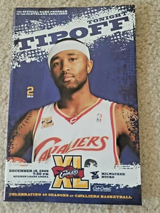 12/18 2009 SGA CLEVELAND CAVALIERS VS MILWAUKEE BUCKS MO WILLIAMS TIPOFF PROGRAM - Picture 1 of 1