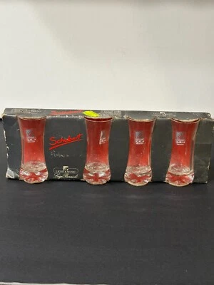 Vasos de whisky Luigi Bormioli Light & Music Schubert nuevos en caja 1973 Crystal Italy MCM Foto 1 de 4