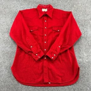 Pendleton Shirt Mens XL Red Wool Pearl Snap Button Down Long Sleeve Western - Picture 1 of 12