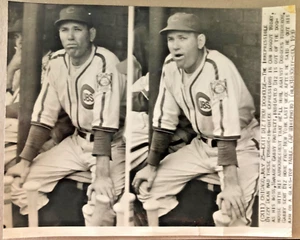 Dizzy Dean & Gabby Hartnett Chicago Cubs 1939 AP Wire Photo - Picture 1 of 3