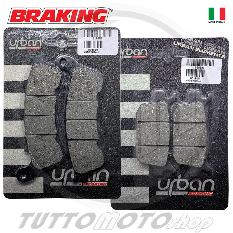 Kit pastiglie freno Braking per Honda SH 300 2006-2014 Anteriori Posteriori