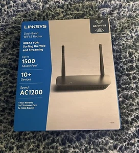 Linksys E5400 - AC1200 Dual-Band WIFI 5 Router ~ 10+ Devices ~ Up to 1500 sqft - Picture 1 of 3