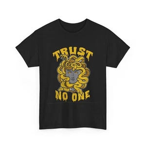 S076 - Trust No One T Shirt Unisex - Picture 1 of 3